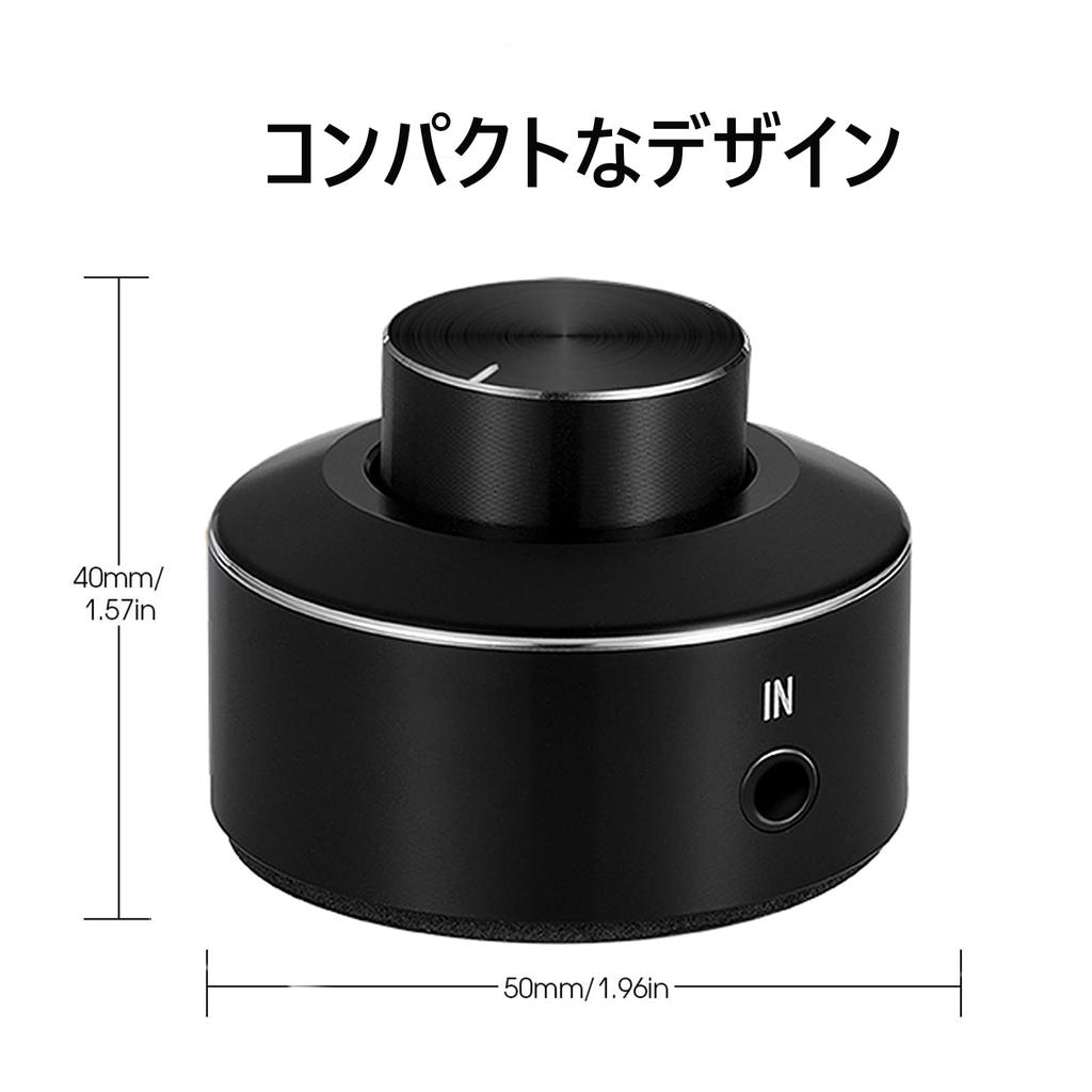 Регулятор громкости KGUSS M1 с выходом 3,5 мм, не требует питания, совместим с ПК-колонками, усилителями, мобильными телефонами и CD-плеерами,