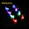 Светящаяся повязка на голову в виде рожка, рождественский головной убор дьявола - светящийся концертный реквизит для детей
