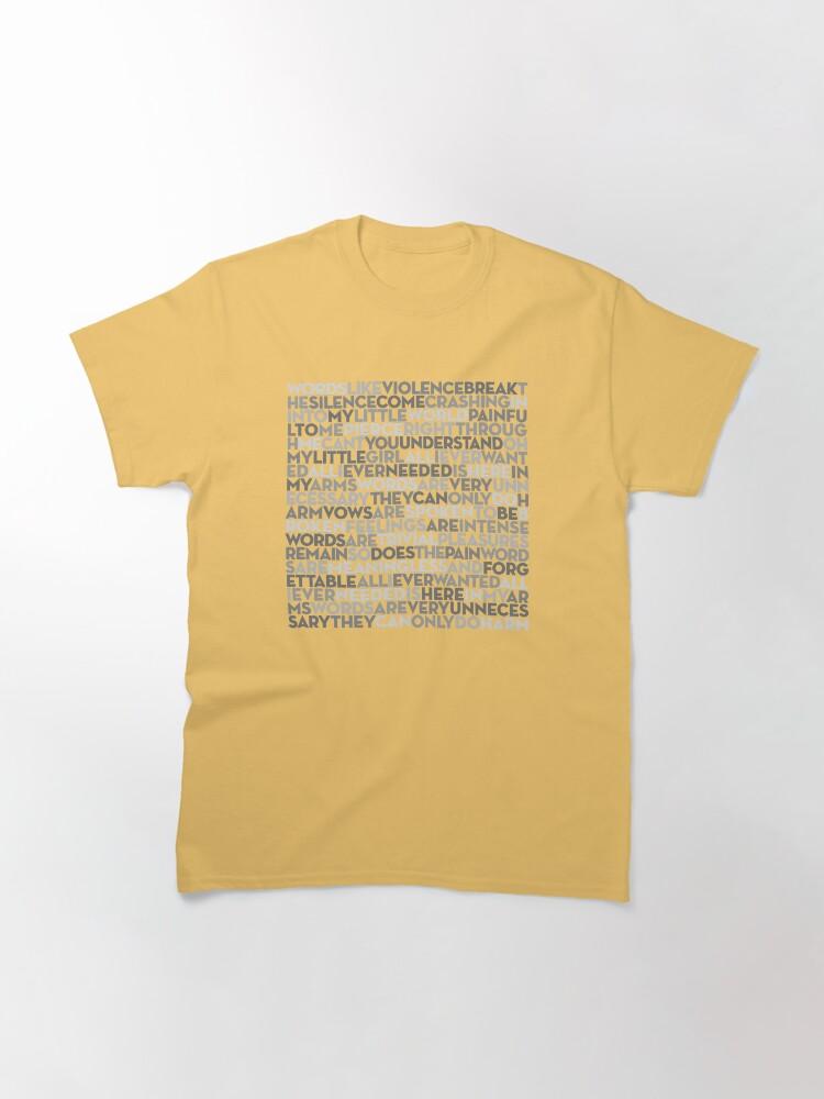 Enjoy The Silence - Depeche Mode (lyrics) v.2 Classic T-Shirt