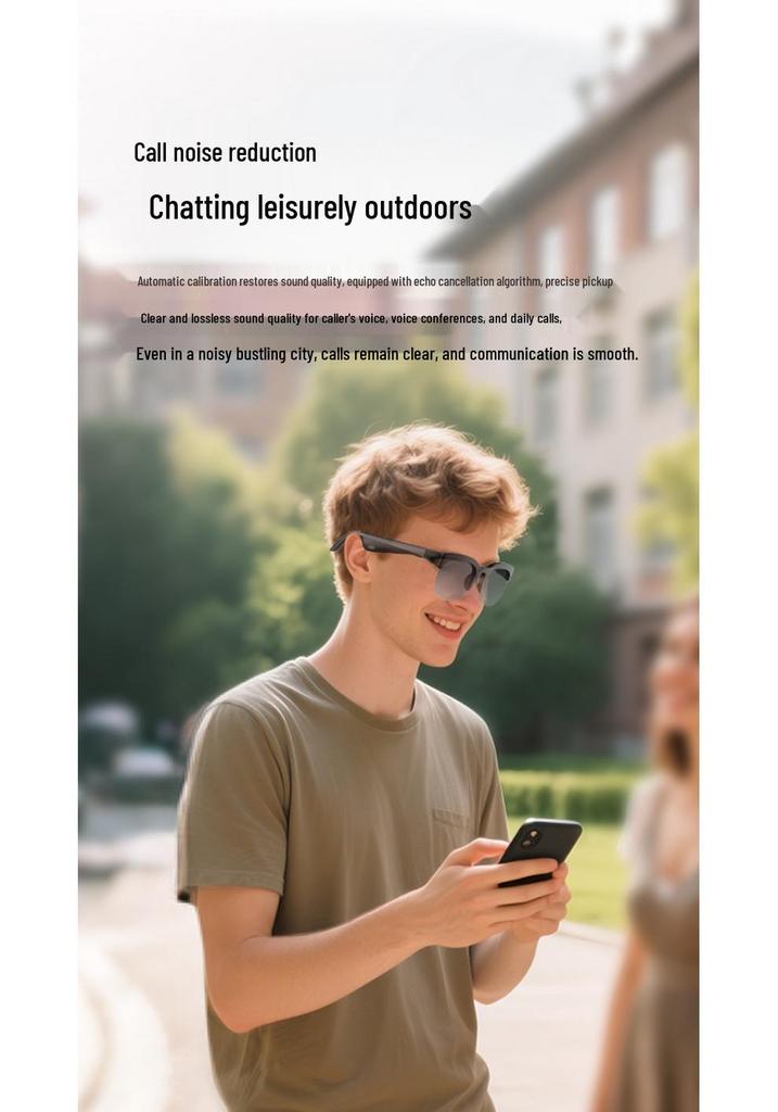 2026 AI Smart Glasses: Bluetooth 6.0, Music, Calls, Sporty Design, Long Battery Life, AI Translation