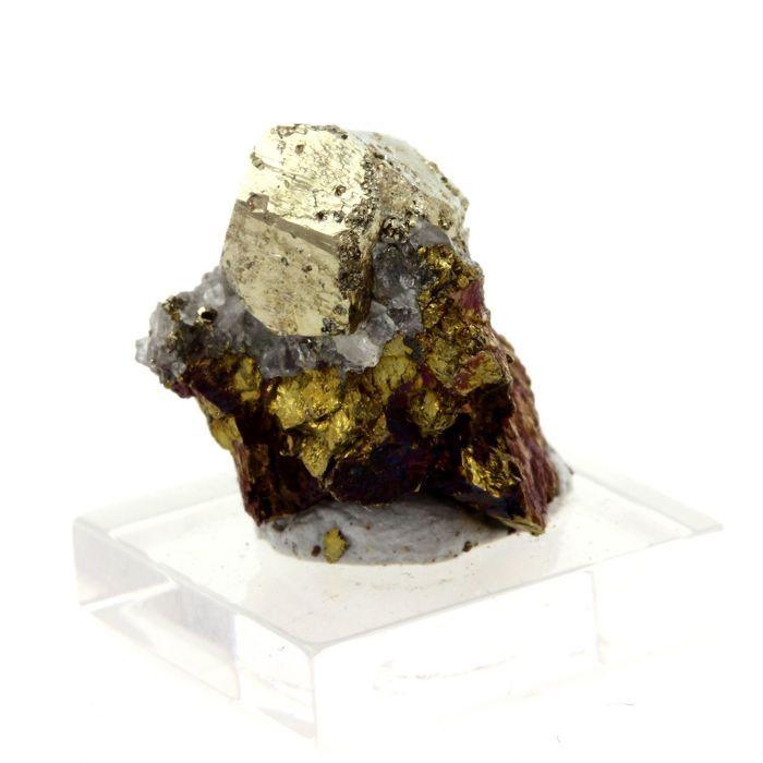 Pyrite sur Chalcopyrite 45.3 carats