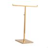 Purse Display Stand Double Hook Hanging Stainless Steel Adjustable Height Jewelry Tower T Shaped for
