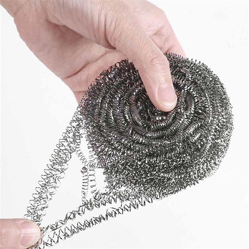 22 г/шт Щетка-шарик из нержавеющей стали для мытья посуды, кастрюль, сковородок, кухонные инструменты для мытья посуды, чистящие щетки