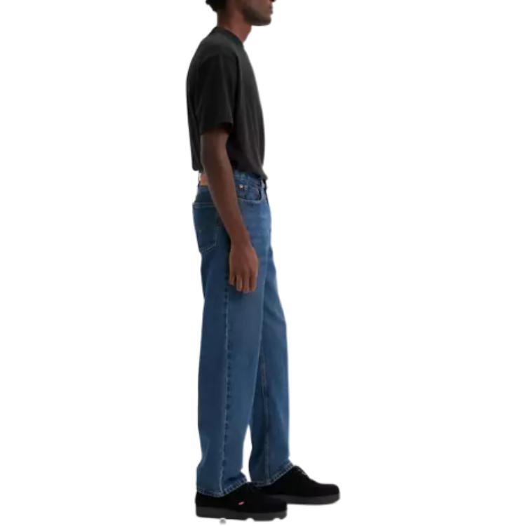 Levi's Jeans Men's Dark Blue Moderate Straight Fit Pants 00505-2914