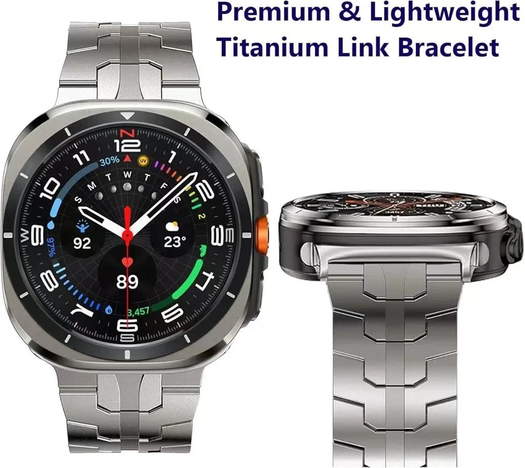 Магнитная застежка Ремешок для Samsung Galaxy Watch 7 Ultra 47 мм Ремешок из нержавеющей стали для Samsung Watch 7 Ultra 47 мм Металлический ремешок