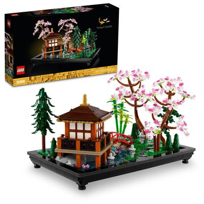 LEGO Значок Zen Garden Игрушка Подарок на День Рождения Блок Рождество Мужчины Женщины Интерьер Стильная Живопись Искусство 10315