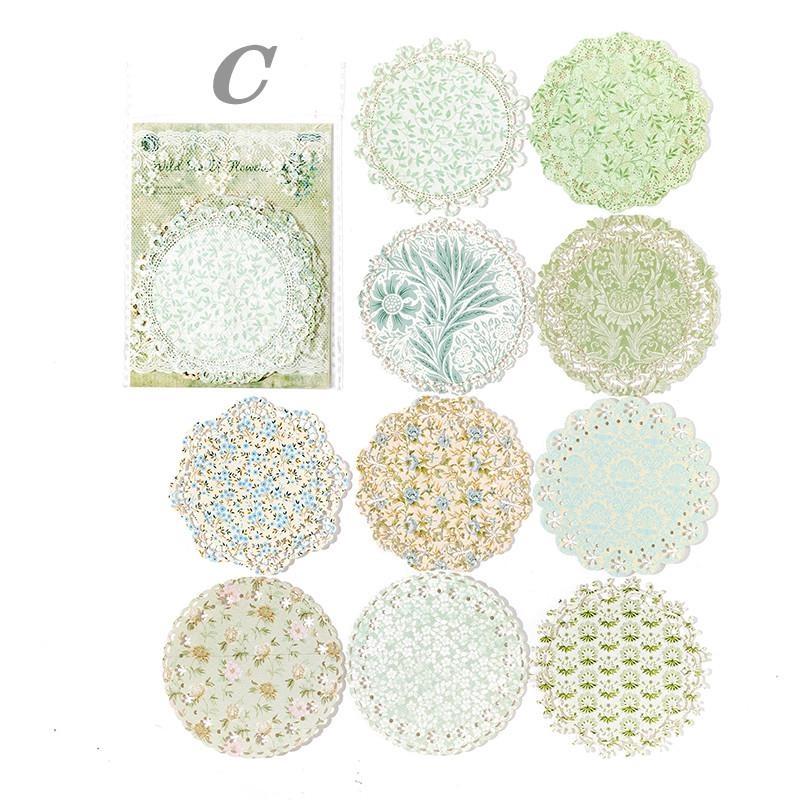 Винтажные кружевные обрезки бумаги, расходные материалы, дневники мусора, декоративная бумага