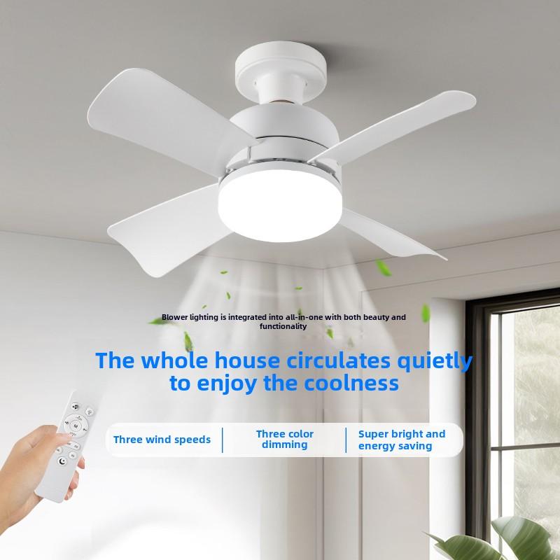 20 Вт Потолочный светильник-вентилятор с пультом дистанционного управления Умные беспроводные светильники-вентиляторы для гостиной кабинета бытового использования Декоративное освещение