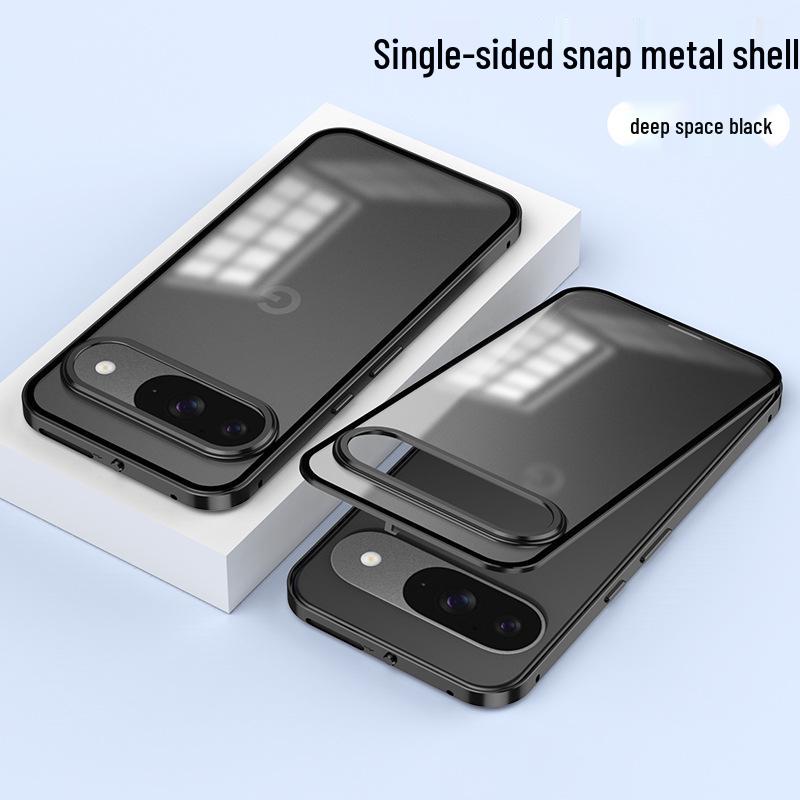Чехол для телефона Google Pixel 10 Pro XL с металлическим каркасом и магнитной застежкой