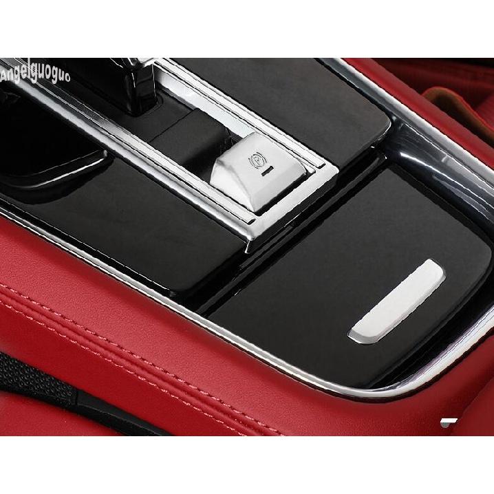 P Button Handbrake Parking Decoration Cover Trim For Porsche Macan 2014 Cayenne Panamera 18-22 Car Styling Interior