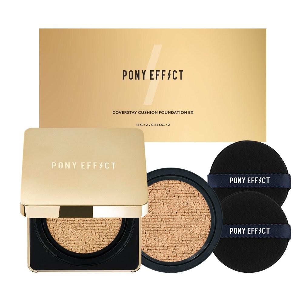 Pony Effect Cover Stay Cushion Foundation EX Original 15 г + сменный блок 15 г, нет. 23 бежевый телесный, 1 набор