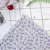 7 шт. 25*25 см Хлопчатобумажная ткань Разные Готовый комплект для постельного белья Пучки четвертинок Фиолетовый горошек