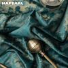 1 шт. NAPEARL 80% затемняющая роскошная бархатная ткань с горячим тиснением шторы для спальни гостиной домашнего декора