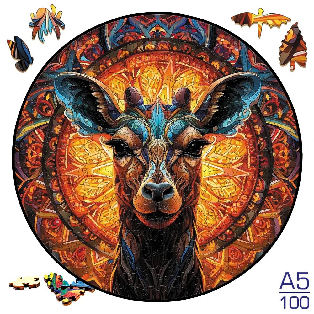 Non-Toxic Koala Animal Jigsaw Puzzles For Adult Or Kids3D Wooden Puzzle Boutique Gift Box Packaging Children Christmas Gifts