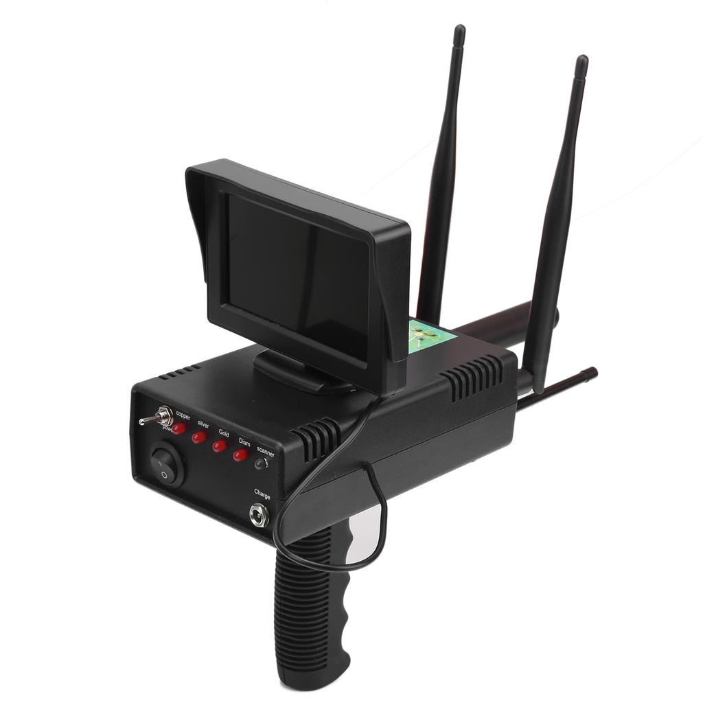 Long Range Underground Metal Finder Gold Silver Copper Gems Detector Treasure Pinpointer Electric