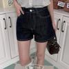 The Pink Carter Highwaist Denim Shorts