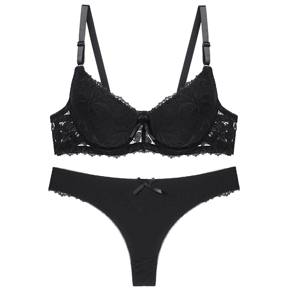 Artdewred кружевной бюстгальтер пуш-ап и трусики комплект женского нижнего белья нижнее белье с вышивкой бюстгальтер короткие комплекты