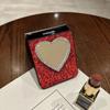 Luxury Sparkling Shiny Colorful Back Cover for Samsung Galaxy Z Flip 8 6 5 4 3 Flip7 FE Flash Faux Diamond Heart Mirror PC Case