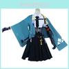 Trendy Street Style Polyester Cosplay Outfit With Accessories In Starry Elegant Color
