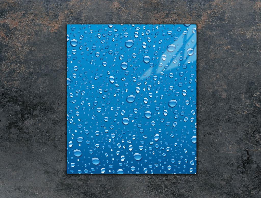 SZKLANA DESKA DO KROJENIA 45x52 KROPLE