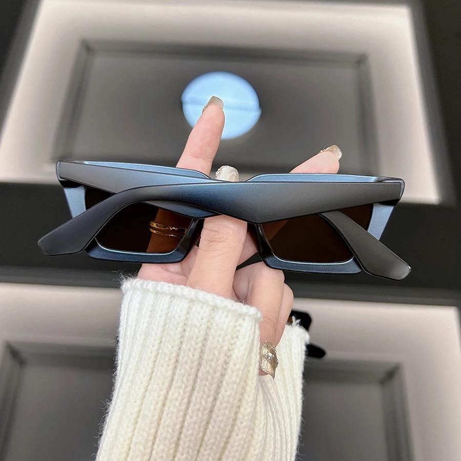 Квадратные Модные Солнцезащитные Очки Женские Мужские Дизайнерские Винтажные Очки Кошачий Глаз Рамка Солнцезащитные Очки Женские Мужские Зеркальные Очки