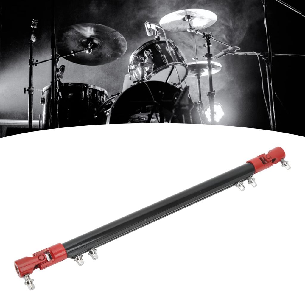 Drum Drive Shaft Replacement Part Standard Size Metal Double Pedals Rod, Wear-resistant (Black)