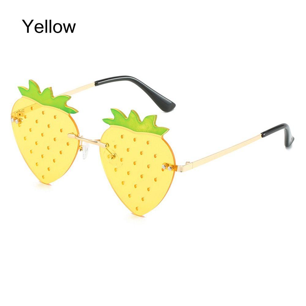 Street Snap Festival Rave Eyewear Christmas Decorations Strawberry Sunglasses Sun Glasses