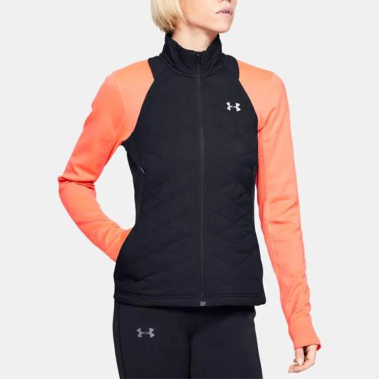 Under Armour Vests Women's Black Stand Collar Moderate Other (Unisex) Vests 1342804 001
