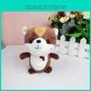 Squirrel Plush Whimsical Keychain Cartoon Animal Design For Bags Gifts And Keychains