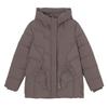 2025 Winter New Plus-size Women's Cotton Jacket High-end Embroidered Short Hooded Cotton Jacket
