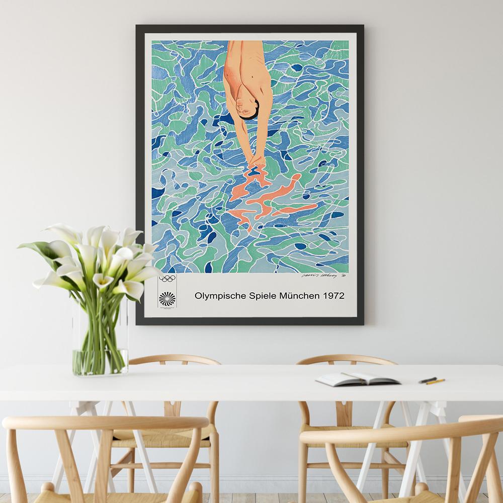 David Hockney Art Prints Exhibition Vintage Canvas Poster Abstract Artwork Painting Wall Pictures for Living Room Wall Art Decor