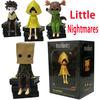 12 см Аниме Игровой Little Nightmares Фигурка Моно Картонный Головной Убор Хоррор Игра Шесть Модель Игрушка Кукла Положение Стоя Фигурка Действия ПВХ