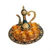 Turkish Teapot Set Coffee Cup Metal Art Crafts,Luxury,Teapot Pot for Gift