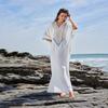 Women's Beach Skirt Collar Pullover Bikini Swimsuit Kaftan Women's Dress