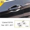Matte Car Interior Audio Speaker Car Door Loudspeaker Trim Cover Sticker Accessories For BMW 5 Series F10 F11 F18 Car Styling