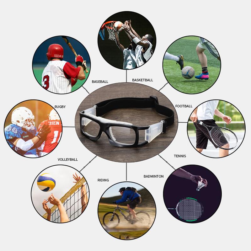 Близорукость Дальнозоркость Взрослые Спортивные Очки Для Баскетбола Футбола Бейсбола Очки Противоударные Мужчины Фитнес Тренировки Велосипедные Очки