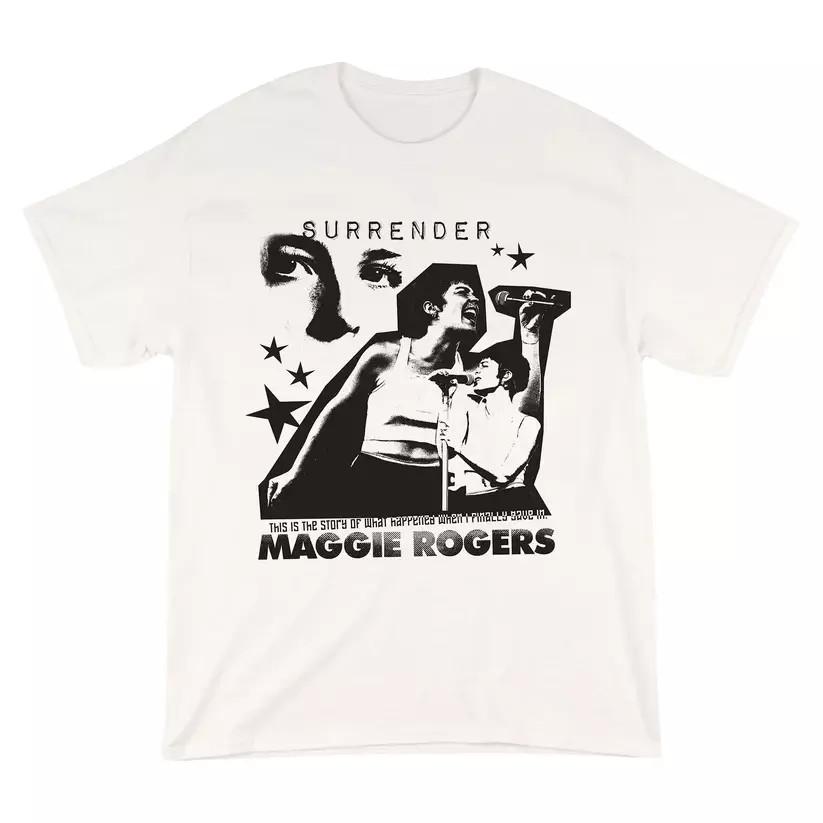 Maggie Rogers Gift For Music Lover Surrender Tour T Shirt Full Size S5XL Unisex T-Shirt