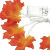 Waterproof Maple Leaf LED String Light Backyard Courtyard Bedroom Strip Lamp Garland Christmas Thanks-giving Decoration