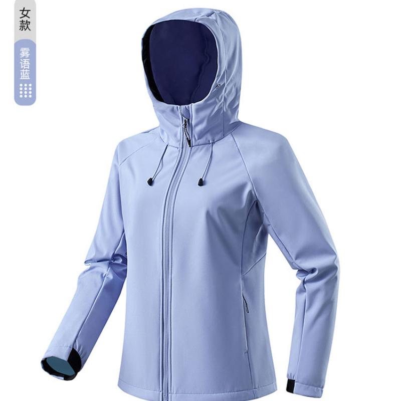 Женская куртка Softshell, легкая флисовая подкладка, водонепроницаемое пальто, куртка-дождевик с капюшоном для походов на свежем воздухе