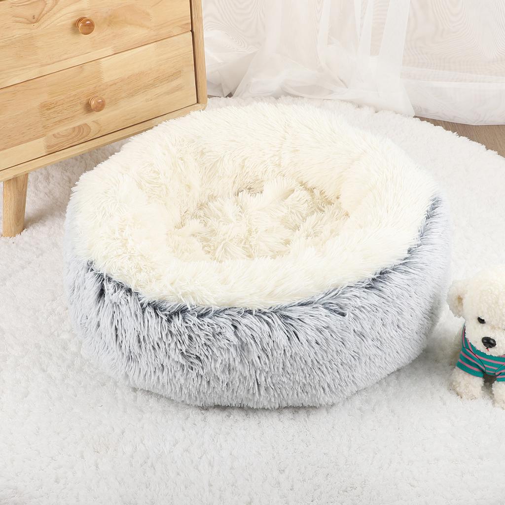 Donut Dog Bed для больших собак Мягкие кровати Круглые аксессуары для домашних животных Маленькая корзина Диванные корзины Большие подушки для домашних животных Коврик для щенков Кошки