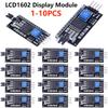 1-10 шт. Плата последовательного интерфейса IIC I2C TWI SPI 1602 2004 LCD1602 Адаптерная пластина Модуль преобразователя ЖК-дисплея PCF8574 для Arduino
