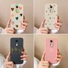 Для Redmi Note 5 7 7S 8 9 9S 9T 10 10S 10T K80 Pro Max Plus Чехлы для телефонов Модный узор с сердечками Жидкий силикон Защитные чехлы Для корпуса Redmi