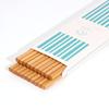 TAKEMI Бамбуковые 10 Палочек для еды Посудомоечная машина Для Для Коммерческих Эко Натуральные Палочки для еды, Штук, Набор, В Коробке, Безопасные, Стильные, 22,5 см, Противоскользящие, Гости, Использование,