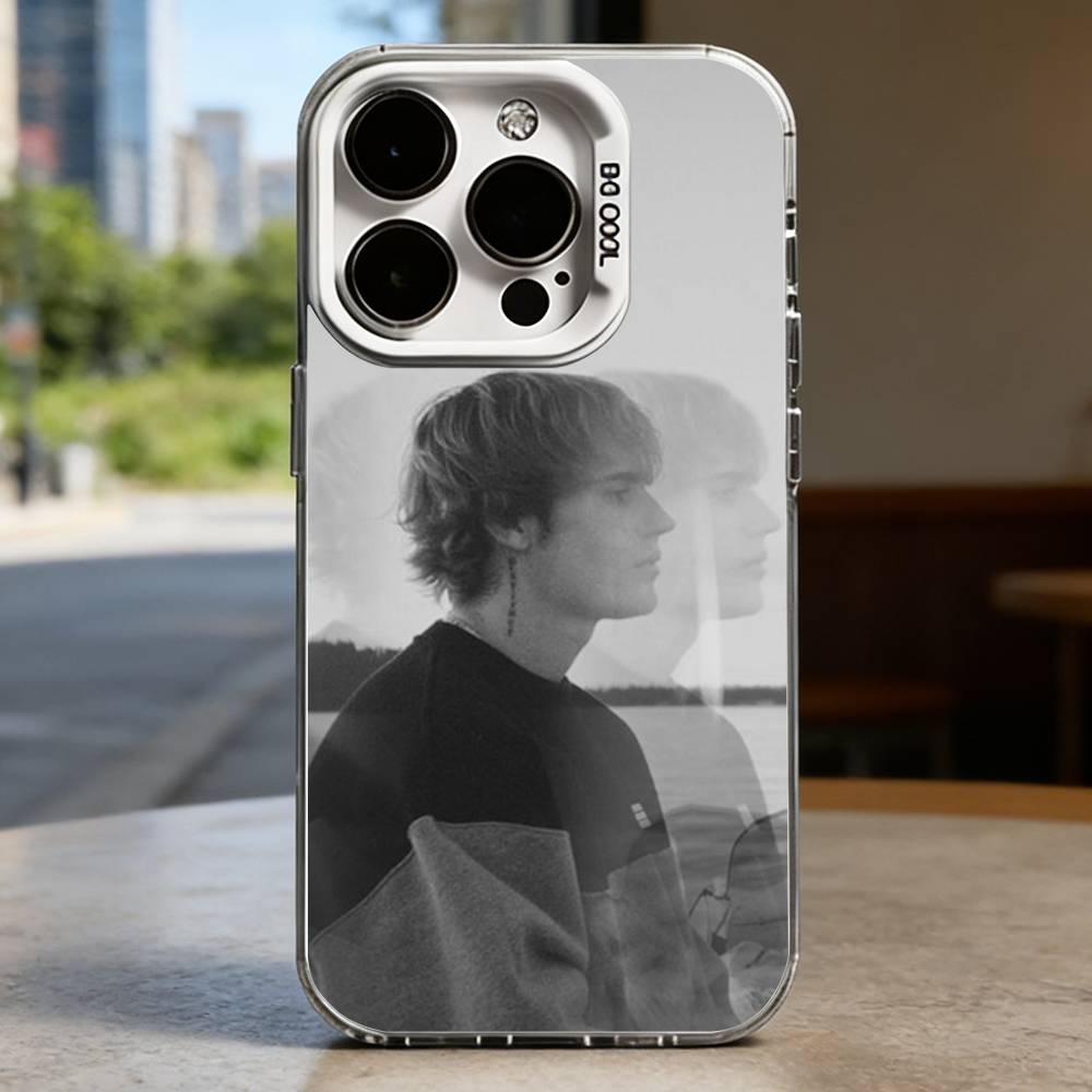 Чехол J-Justin B-Bieber для iPhone 16 15 14 13 12 11 Pro Max Plus Air 16E X XR XS Max Жесткий противоударный бампер