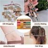 Разноцветный вощеный пеньковый шнур 1 мм для DIY, ручного плетения, веревка 20 ярдов