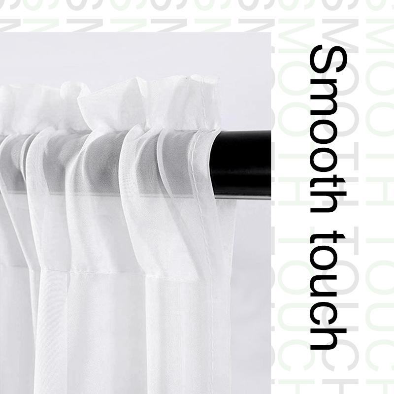 1 шт. Кафе DIY Оконные шторы Сетка Вуаль Плетение Ярус Тюль Кухня Полиэстер Короткие Прозрачные Шторы