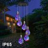 Colorful Lights Solar Wind Chimes For Outside, Hanging Solar Lights Wind Chime Windchimes for Outdoor Garden Balcony Bedroom Yard