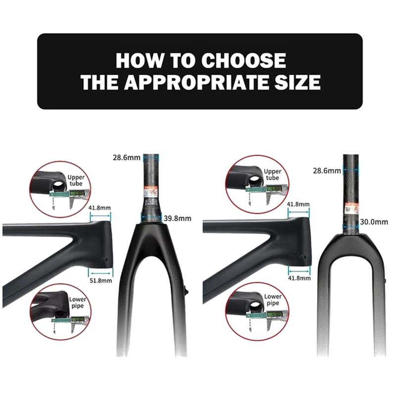 TOSEEK T800 Carbon Fiber Bicycle Front Fork Mountain MTB Bike Fork 26/27.5/29 inch Steerer Tube Straight or Tapered QR 9*100mm