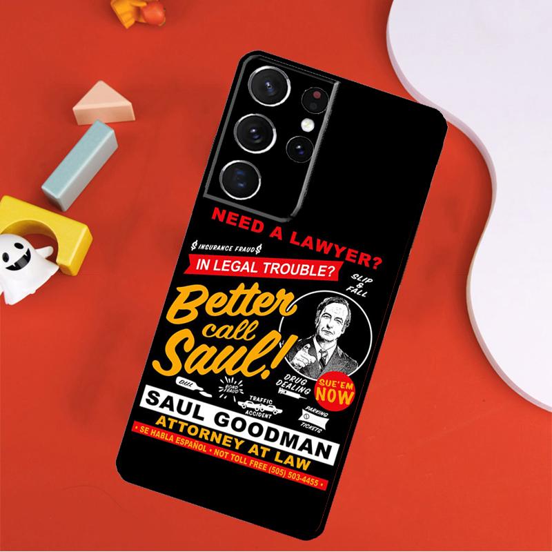Better Call Saul TV Phone Case For Samsung Galaxy S25 Ultra S24 Ultra S9 S10 S20 S21 S22 S23 Plus S24 FE Cover