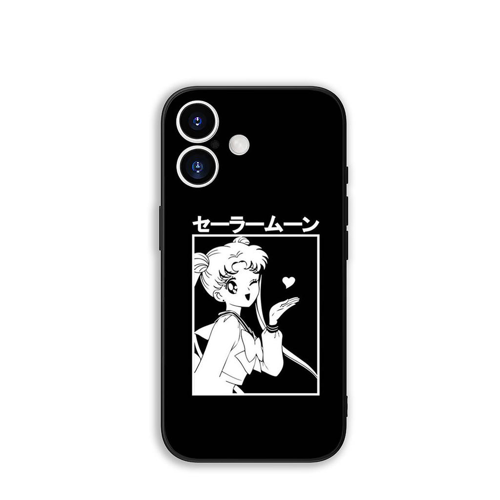 Чехол-бампер Cover для Apple iPhone 15 14 16 Plus XS 13 11 12 Pro Max XR X 16E ProMax Чехол для телефона Кот Моряки Красивая Девушка Луна